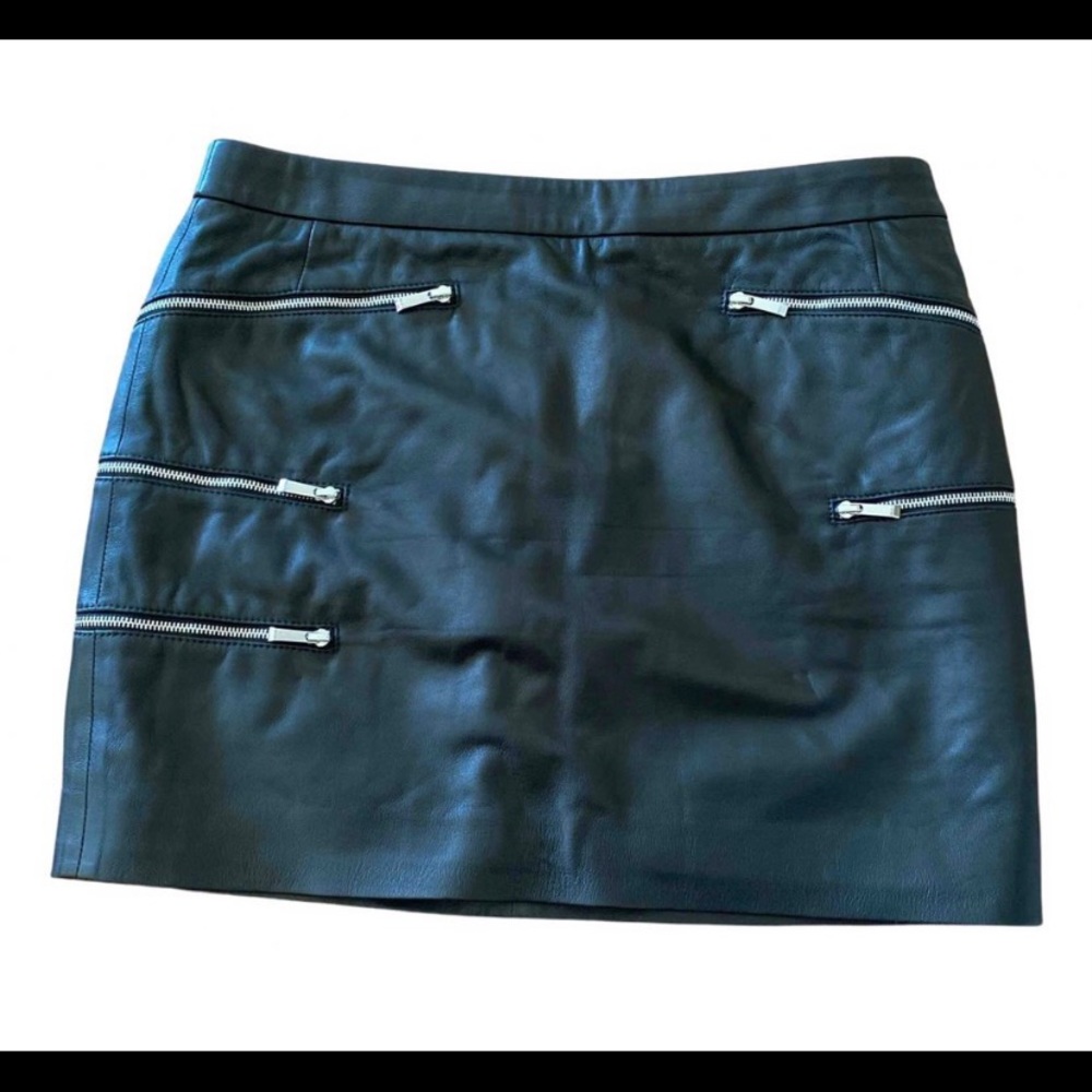 Barbara Bui leather skirt